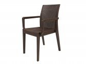 Кресло пластиковое DELTA Siena Eco полипропилен коричневый Фото 2