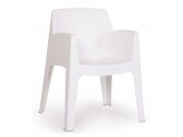 Кресло пластиковое DELTA Stone полипропилен белый Фото 1