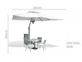 Туманообразователь с мебелью и зонтом Oasis Nuvola Фото 7
