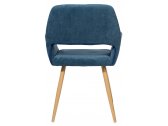 Кресло с обивкой ST-GROUP Кромвель ткань, сталь синий Фото 4