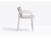 Кресло металлическое PEDRALI Tribeca металл, ПВХ белый Фото 5
