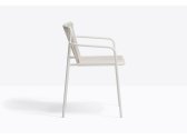 Кресло металлическое PEDRALI Tribeca металл, ПВХ белый Фото 4