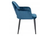 Кресло с обивкой ST-GROUP Венера вельвет, сталь сине-зеленый Фото 4
