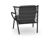 Кресло металлическое с подушками EMU Nef  акрил, алюминий, роуп Фото 6