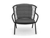 Кресло металлическое с подушками EMU Nef  акрил, алюминий, роуп Фото 4