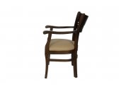 Кресло деревянное мягкое Россия Дельта бук, ткань Фото 6