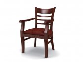 Кресло деревянное мягкое Россия Дзета бук, ткань Фото 4