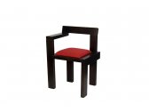 Кресло деревянное мягкое Россия Омега бук, ткань Фото 3