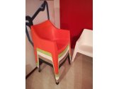 Кресло пластиковое огнестойкое Scab Design Coccolona технополимер светло-серый Фото 4