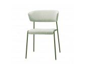 Кресло с обивкой Scab Design Lisa Waterproof сталь, дерево, влагозащитная ткань зеленый Фото 5