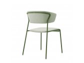 Кресло с обивкой Scab Design Lisa Waterproof сталь, дерево, влагозащитная ткань зеленый Фото 6