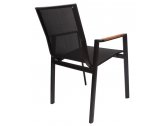 Кресло металлическое текстиленовое DELTA Rossi текстилен, алюминий черный Фото 3