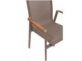Кресло металлическое текстиленовое DELTA Rossi текстилен, алюминий капучино Фото 5