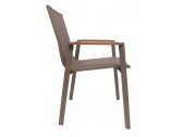 Кресло металлическое текстиленовое DELTA Rossi текстилен, алюминий капучино Фото 2