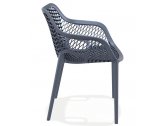 Кресло пластиковое Grattoni GS 1051 стеклопластик темно-серый Фото 1