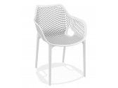 Кресло пластиковое Grattoni GS 1051 стеклопластик белый Фото 1