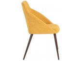 Кресло с обивкой ST-GROUP Квини микрофибра, сталь желтый Фото 3