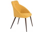 Кресло с обивкой ST-GROUP Квини микрофибра, сталь желтый Фото 4
