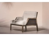 Кресло деревянное с подушками Ethimo Grand Life мореный тик, роуп, акрил мореный тик, белый Фото 7