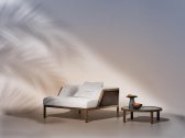 Кресло деревянное лаунж с подушками Ethimo Grand Life мореный тик, роуп, акрил мореный тик, белый Фото 10