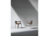 Кресло деревянное с подушками Ethimo Swing алюминий, тик, акрил черный, натуральный, серый Фото 7