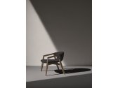 Кресло деревянное плетеное Ethimo Knit синтетическая нить, тик Фото 9