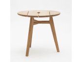 Столик деревянный кофейный Ethimo Knit тик Фото 4