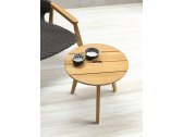 Столик деревянный кофейный Ethimo Knit тик Фото 7