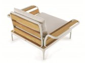 Кресло деревянное с подушками Ethimo Meridien акрил, алюминий, тик Фото 4