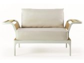 Кресло деревянное с подушками Ethimo Meridien акрил, алюминий, тик Фото 2