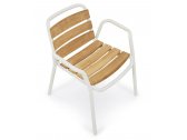 Кресло деревянное Ethimo Stitch тик, алюминий Фото 2
