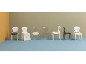 Комплект прозрачных стульев PEDRALI Queen Set 2 поликарбонат серый Фото 6