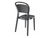 Комплект прозрачных стульев Siesta Contract Bee Set 2 поликарбонат черный Фото 3