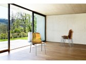 Комплект прозрачных стульев Siesta Contract Allegra Set 4 сталь, поликарбонат янтарный Фото 10