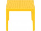 Столик пластиковый журнальный Siesta Contract Sky Side Table пластик желтый Фото 5
