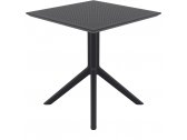 Стол пластиковый Siesta Contract Sky Table 70 сталь, пластик черный Фото 5