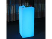 Тумба пластиковая светящаяся LED High полиэтилен RGB Фото 2