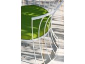 Кресло металлическое лаунж с подушками Ethimo Clessidra акрил, алюминий тортора, белый Фото 3