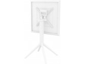 Стол пластиковый складной Siesta Contract Sky Folding Table 60 сталь, пластик белый Фото 8