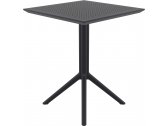 Стол пластиковый складной Siesta Contract Sky Folding Table 60 сталь, пластик черный Фото 13