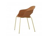 Кресло пластиковое Scab Design Lady B сталь, технополимер золотой, терракотовый Фото 3