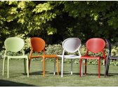 Комплект пластиковых стульев Scab Design Gio Set 2 стеклопластик оранжевый Фото 3