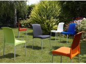 Комплект пластиковых стульев Scab Design Jenny Set 2 анодированный алюминий, полипропилен белый Фото 4