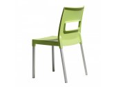 Комплект пластиковых стульев Scab Design Maxi Diva Set 2 алюминий, технополимер, стекловолокно фисташковый Фото 3