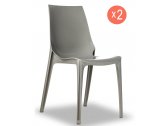 Комплект пластиковых стульев Scab Design Vanity Set 2 поликарбонат тортора Фото 1
