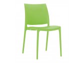 Комплект пластиковых стульев Siesta Contract Maya Set 4 пластик зеленый Фото 2