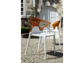 Кресло пластиковое PAPATYA Ego-K стеклопластик, пластик белый, оранжевый Фото 4