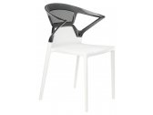 Кресло пластиковое PAPATYA Ego-K стеклопластик, пластик белый, дымчатый Фото 1