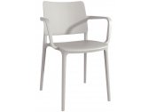Кресло пластиковое PAPATYA Joy-K стеклопластик светло-серый Фото 1
