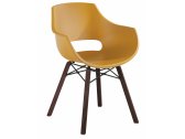 Кресло пластиковое PAPATYA Opal Wox Iroko ироко, пластик натуральный, темно-желтый Фото 1